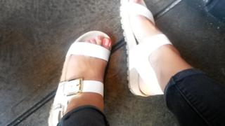 Cush Jumbo feet photo 11