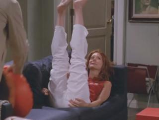 Debra Messing feet photo thumbnail
