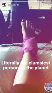 Demi Lovato feet photo thumbnail