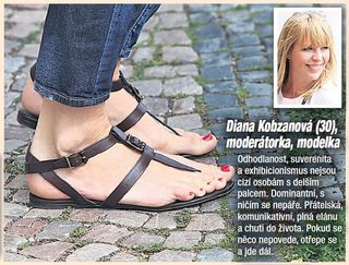 Diana Kobzanová feet photo 6
