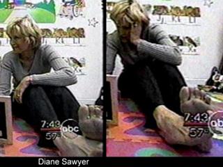 Diane Sawyer feet photo 3