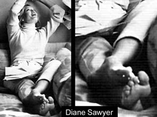 Diane Sawyer feet photo 2