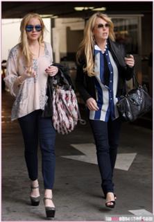 Dina Lohan feet photo 10