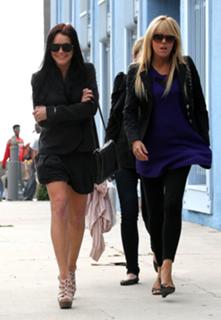 Dina Lohan feet photo 8
