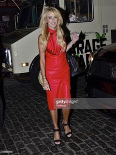 Dina Lohan feet photo 9