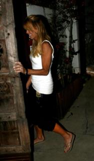 Dina Lohan feet photo 2