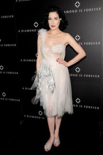 Dita Von Teese feet photo thumbnail