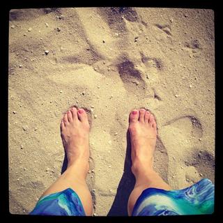 Dominique Moceanu feet photo 3