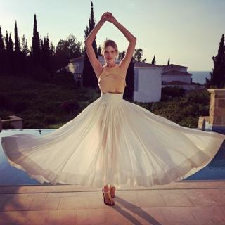 Elena Perminova feet photo thumbnail