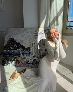 Elena Perminova feet photo thumbnail