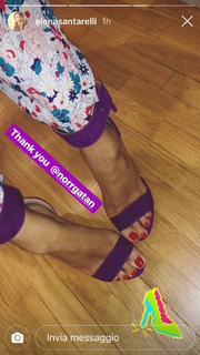 Elena Santarelli feet photo thumbnail