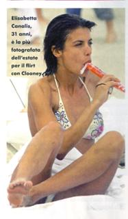 Elisabetta Canalis feet photo thumbnail
