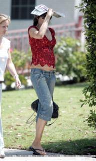 Famke Janssen feet photo thumbnail