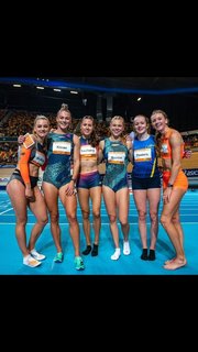 Femke Bol feet photo 2