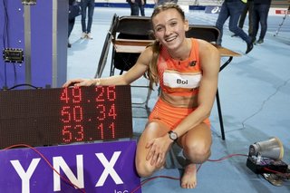Femke Bol feet photo 2