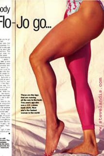 Florence Griffith Joyner feet photo 3