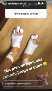 Garbiñe Muguruza feet photo thumbnail