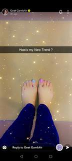 Geet Gambhir feet photo thumbnail