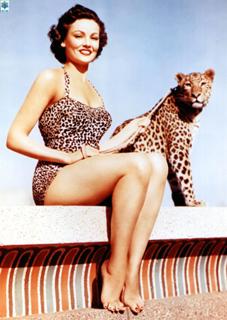 Gene Tierney feet photo 1