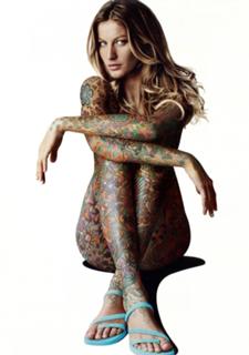 Gisele Bündchen feet photo thumbnail