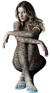 Gisele Bündchen feet photo thumbnail