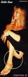 Goldie Hawn feet photo thumbnail