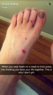 Grace Helbig feet photo thumbnail