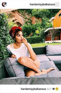 Hande Erçel feet photo thumbnail