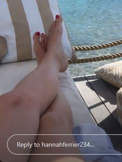 Hannah Ferrier feet photo 3