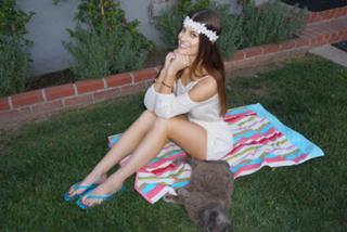 Hannah Stocking feet photo thumbnail