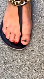 Hannah Stocking feet photo thumbnail