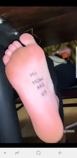Hannah Stocking feet photo thumbnail