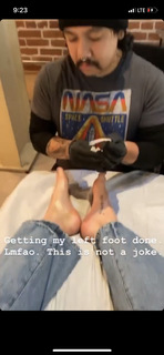 Hannah Stocking feet photo thumbnail