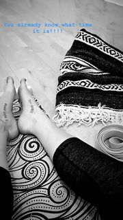 Hannah Stocking feet photo thumbnail