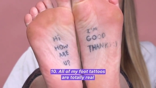 Hannah Stocking feet photo thumbnail