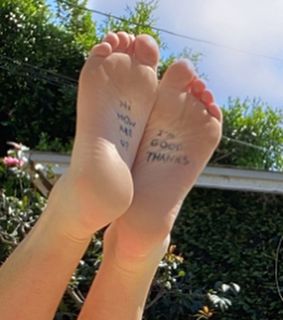 Hannah Stocking feet photo thumbnail