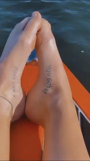 Hannah Stocking feet photo thumbnail