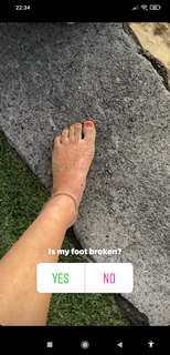 Hannah Stocking feet photo thumbnail