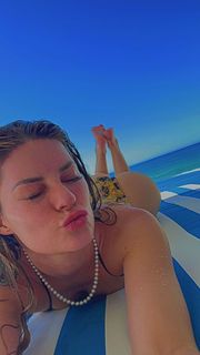 Hannah Stocking feet photo thumbnail