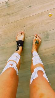 Hannah Stocking feet photo thumbnail