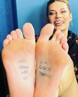 Hannah Stocking feet photo thumbnail