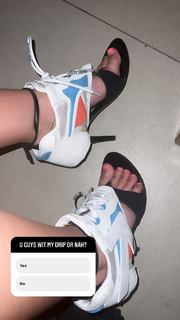 Hannah Stocking feet photo thumbnail