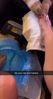 Hannah Stocking feet photo thumbnail