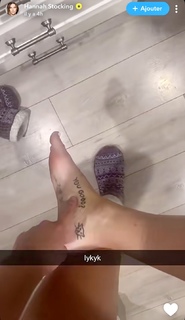 Hannah Stocking feet photo thumbnail