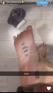 Hannah Stocking feet photo thumbnail