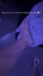 Hannah Stocking feet photo thumbnail