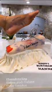 Hannah Stocking feet photo thumbnail