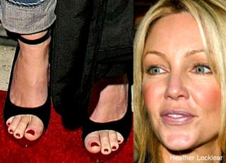 Heather Locklear feet photo thumbnail