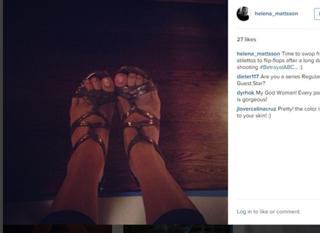 Helena Mattsson feet photo thumbnail