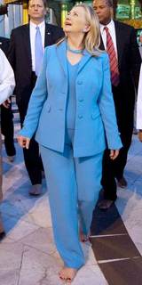 Hillary Clinton feet photo thumbnail